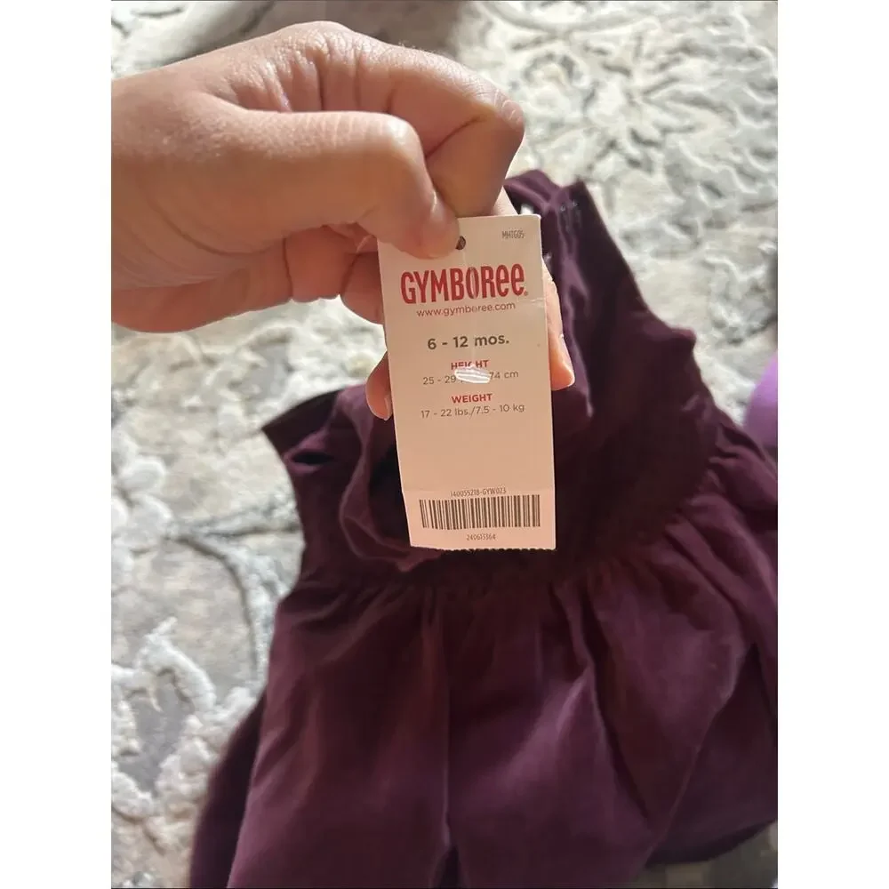NWT Gymboree Plum Purple Sleeveless Party Dress